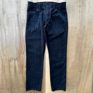 ALBERTO TWILL GRAY PLAID STONE MODERN FIT STRAIGHT LEG PANTS MEN’S sz 33W x 32L